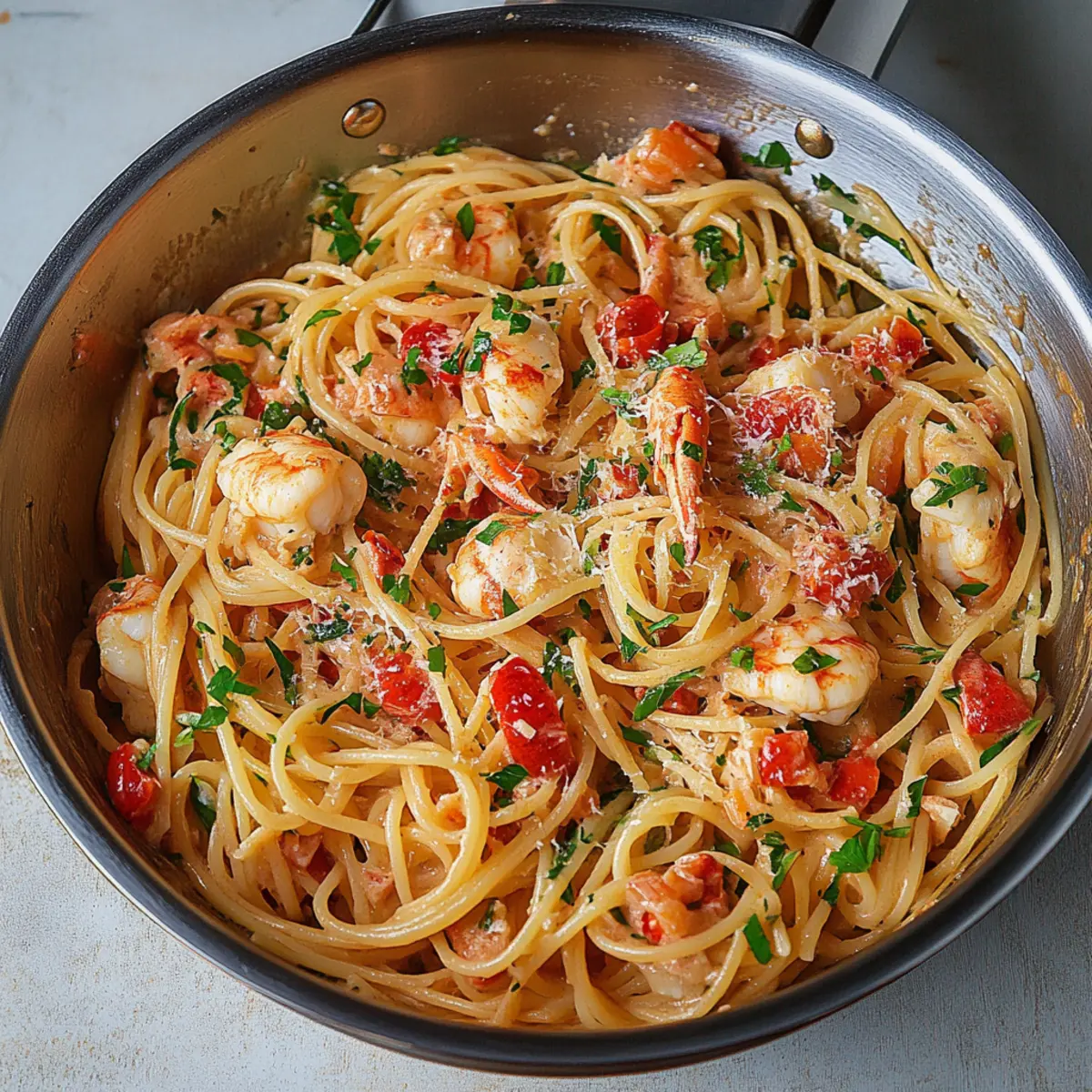 Buttered Lobster Pasta