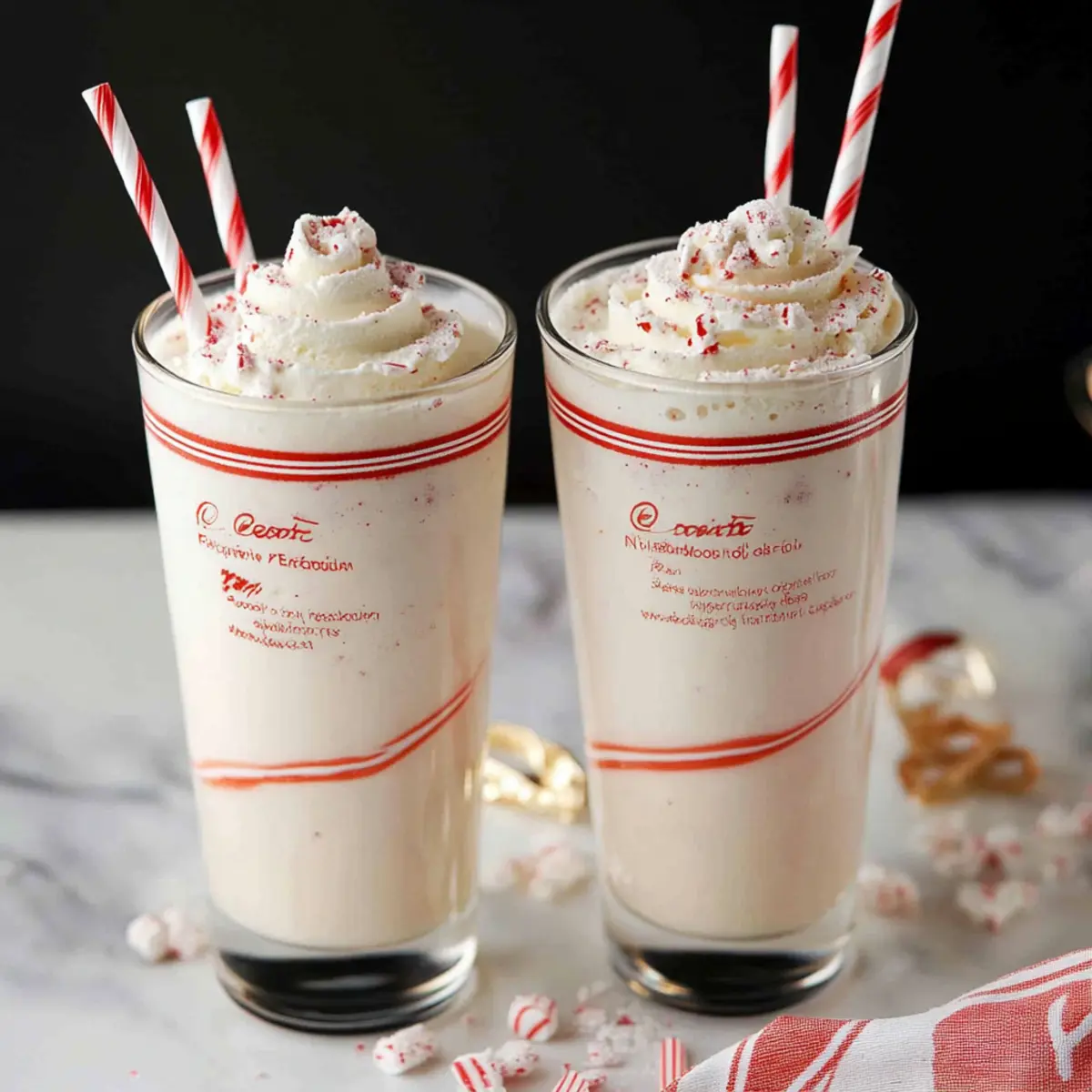 Delicious No Churn Peppermint Ice Cream Milkshake Recipe
