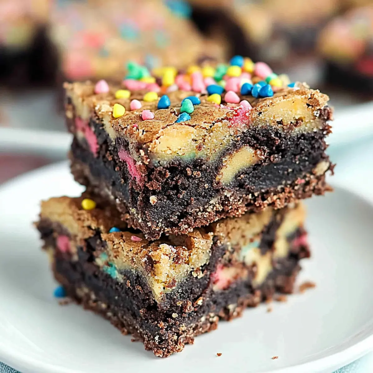 Decadent Brownie Birthday Cake Bars for a Sweet Celebration