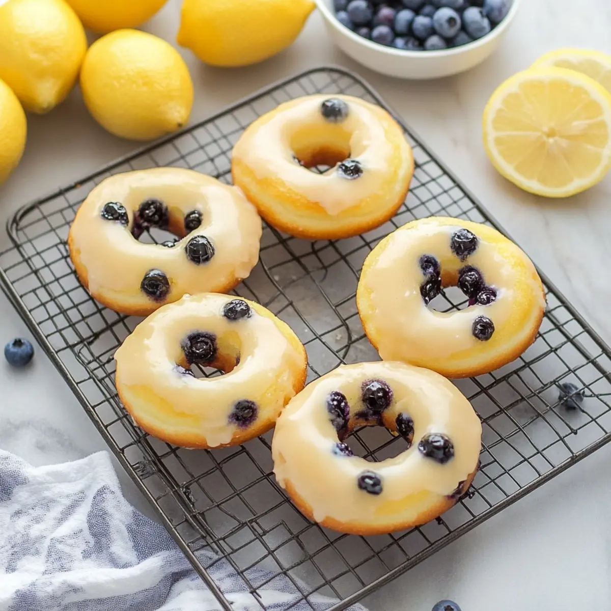 Delicious Baked Lemon Blueberry Donuts Recipe for Any Occasion