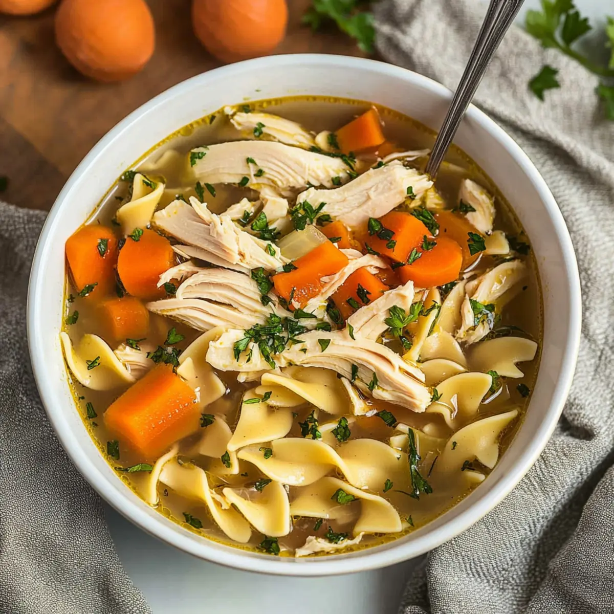 Easy Rotisserie Chicken Noodle Soup Recipe for Cozy Meals