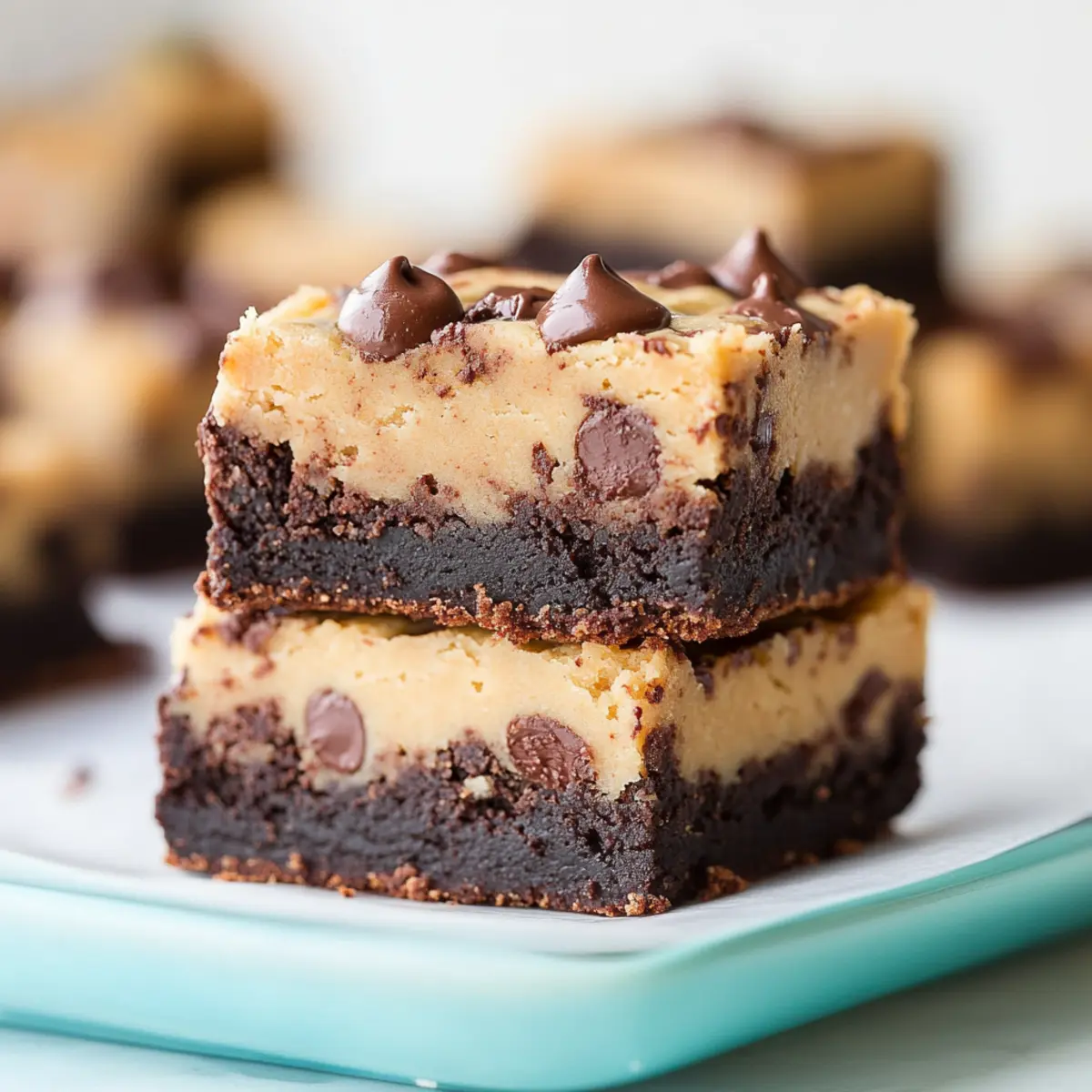 Indulgent Cookie Dough Brownies Recipe for Chocolate Lovers