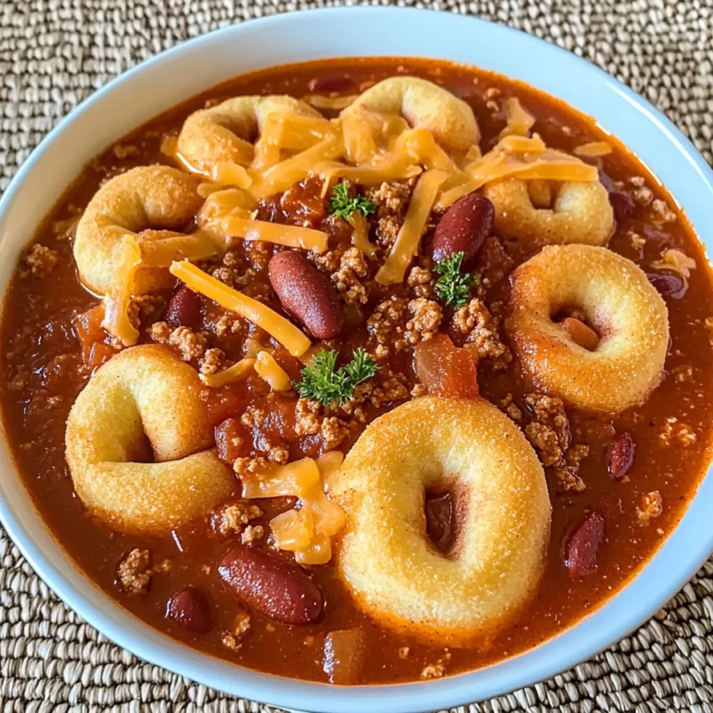 Hillbilly Chili with Cinnamon Rolls