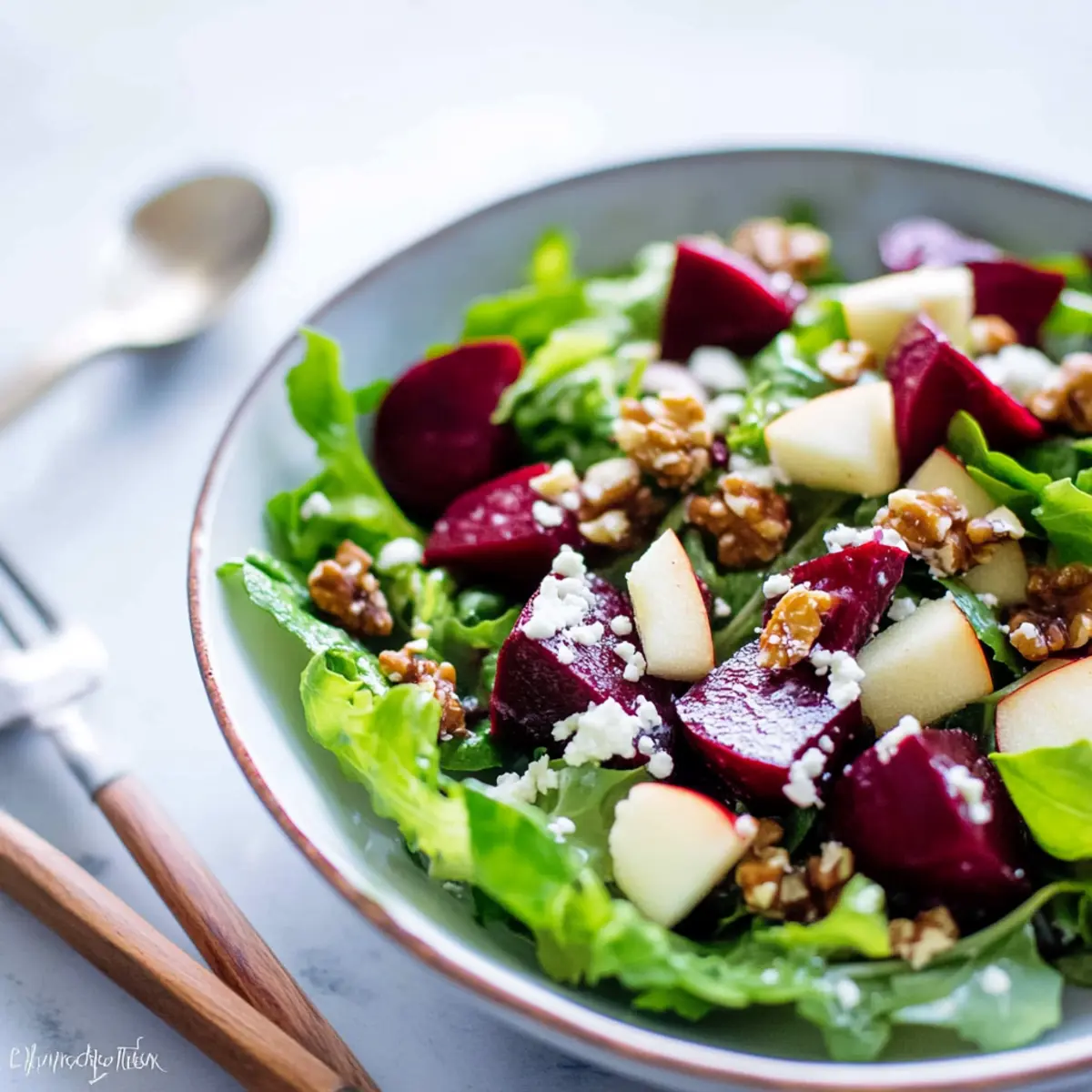 Delicious Beet and Apple Salad with Apple Cider Vinaigrette Recipe