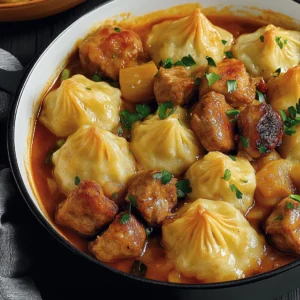 Bœuf mijoté aux dumplings