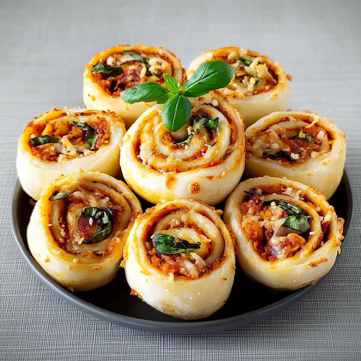 Savory Vegan Pizza Rolls