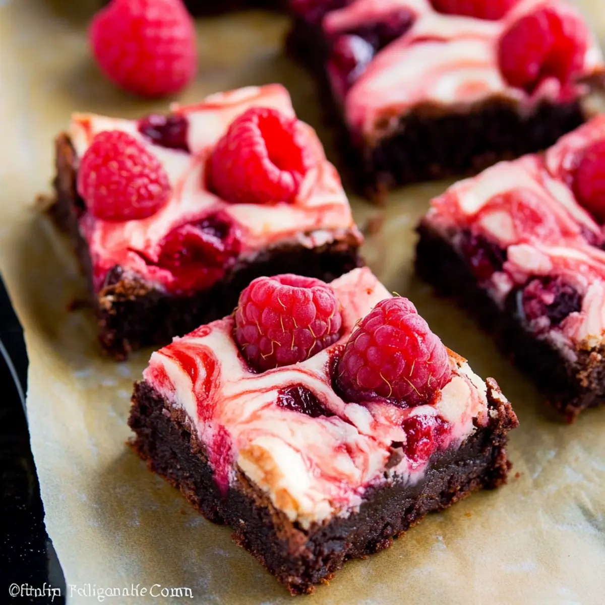 Decadent Raspberry Cheesecake Brownies Recipe You’ll Love