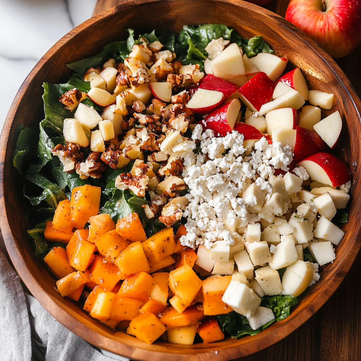 Delicious Harvest Bowl Salad with Apple Cider Vinaigrette Recipe