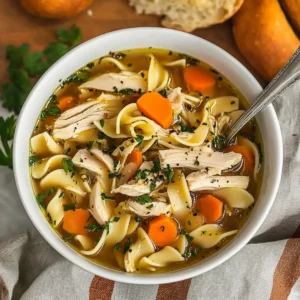 Rotisserie Chicken Noodle Soup