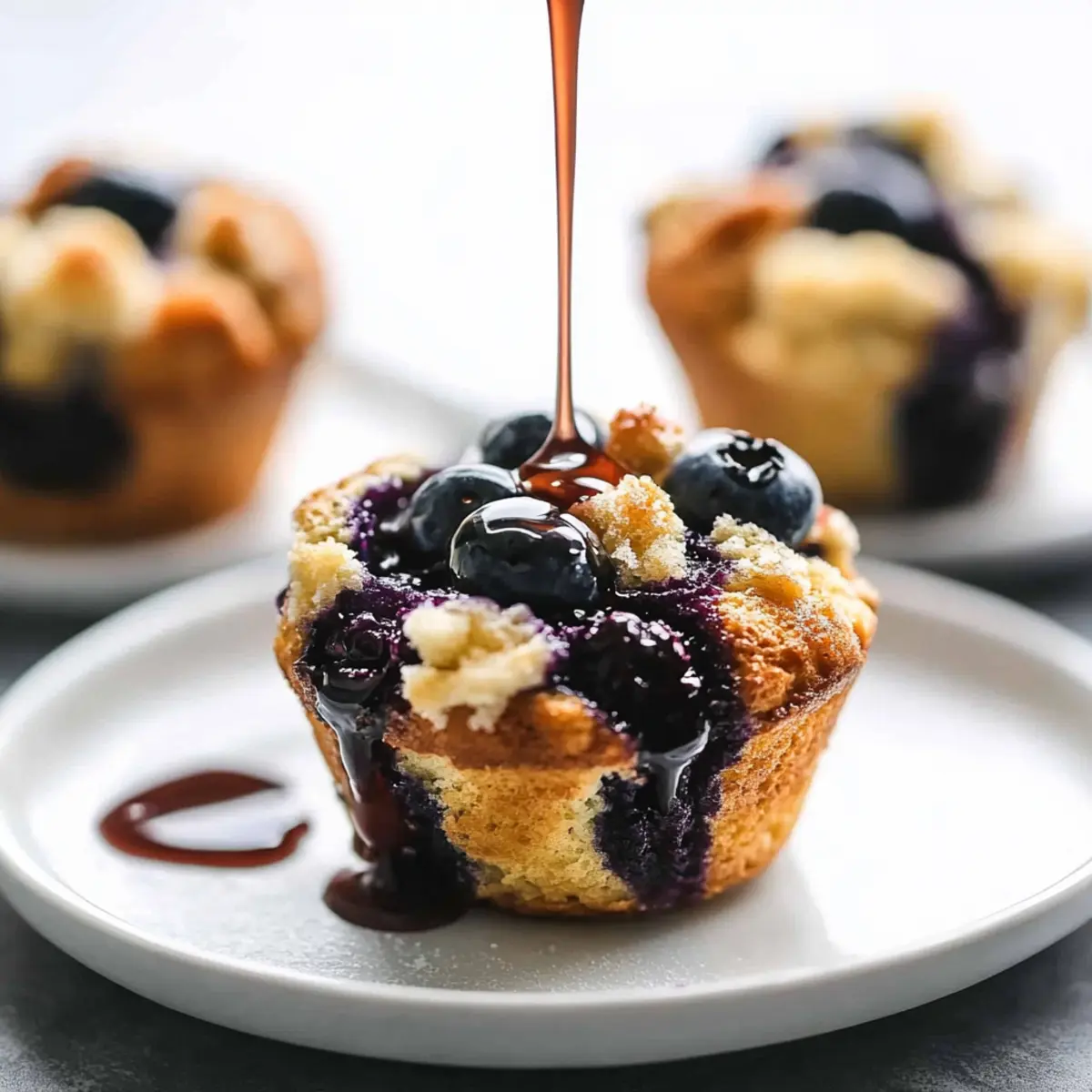 Delicious Blueberry French Toast Cupcakes with Cream Cheese