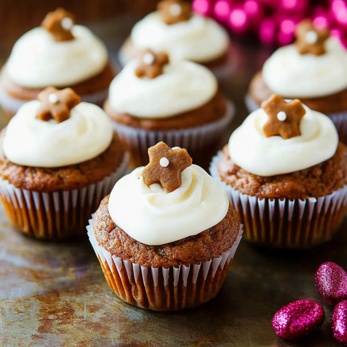 Delicious Gingerbread Muffins With Cream Cheese Icing Recipe