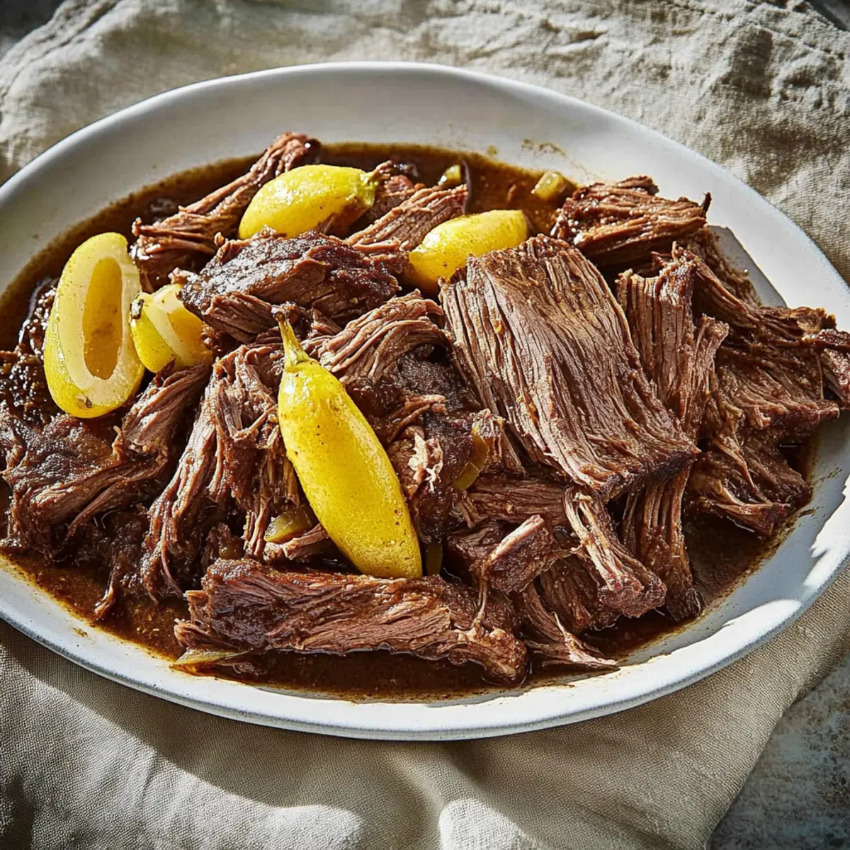 Delicious Mississippi Pot Roast with Pepperoncini for Slow Cooking