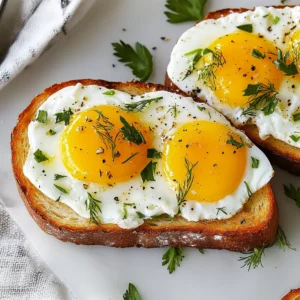Smashed Egg Toast with Yogurt
