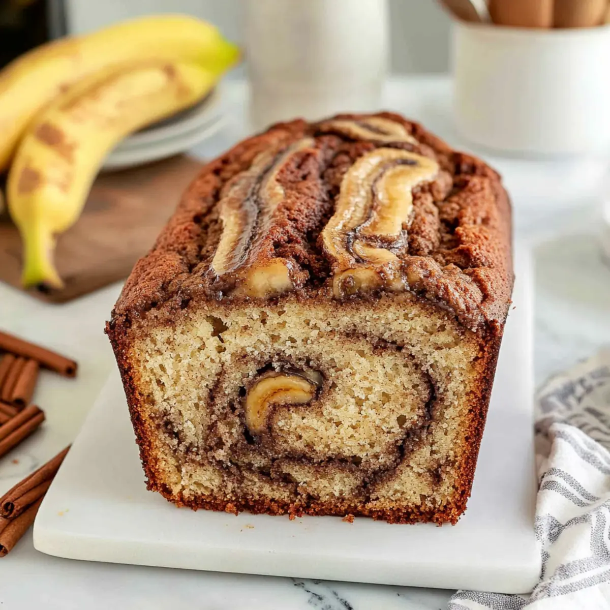 Delicious Cinnamon Swirl Banana Bread Recipe for Perfect Mornings