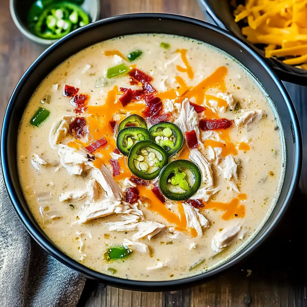 Spicy Jalapeño Popper Chicken Soup Recipe