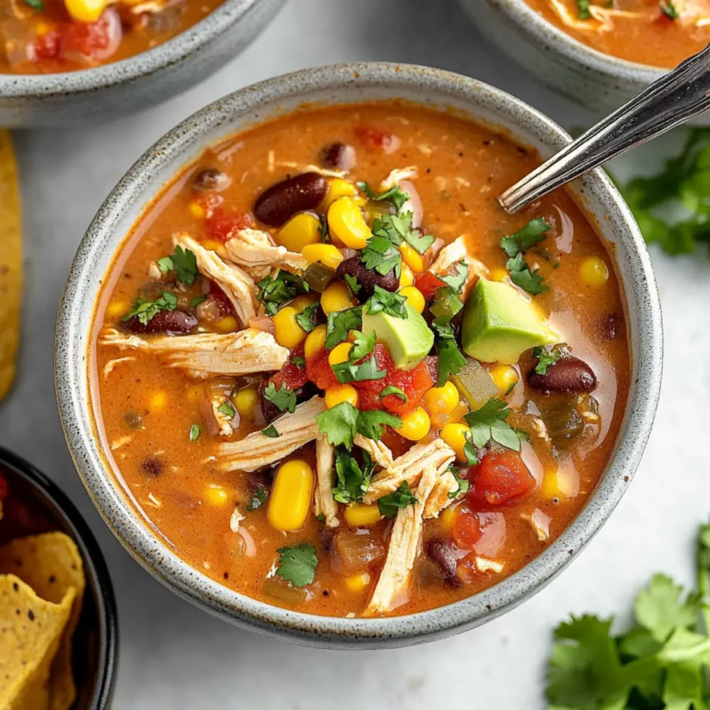 Easy Chicken Taco Soup