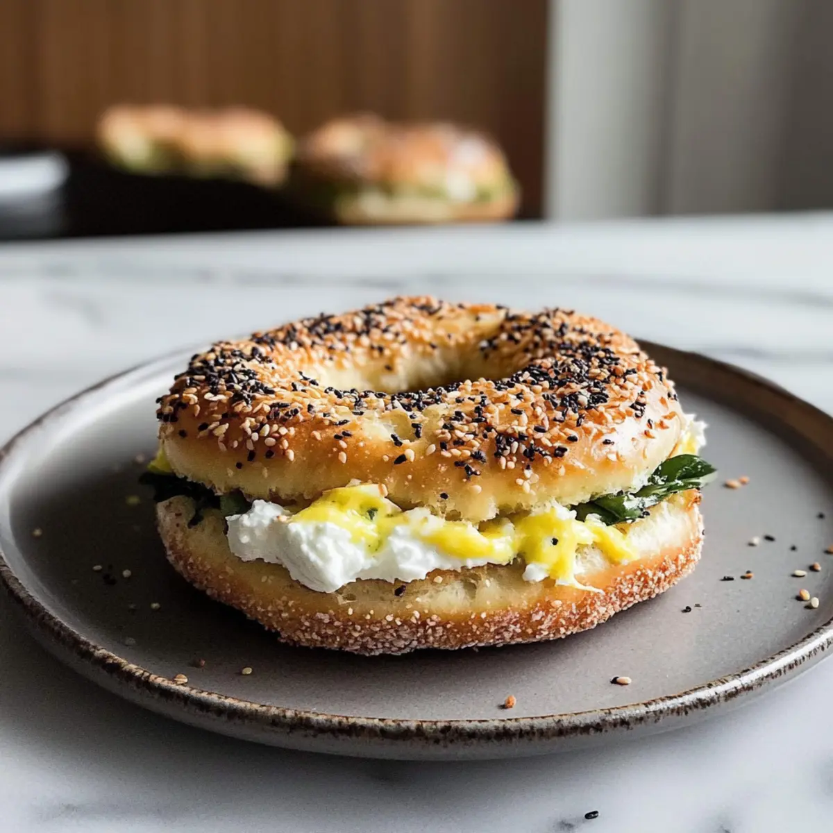Homemade Greek Yogurt Everything Bagels
