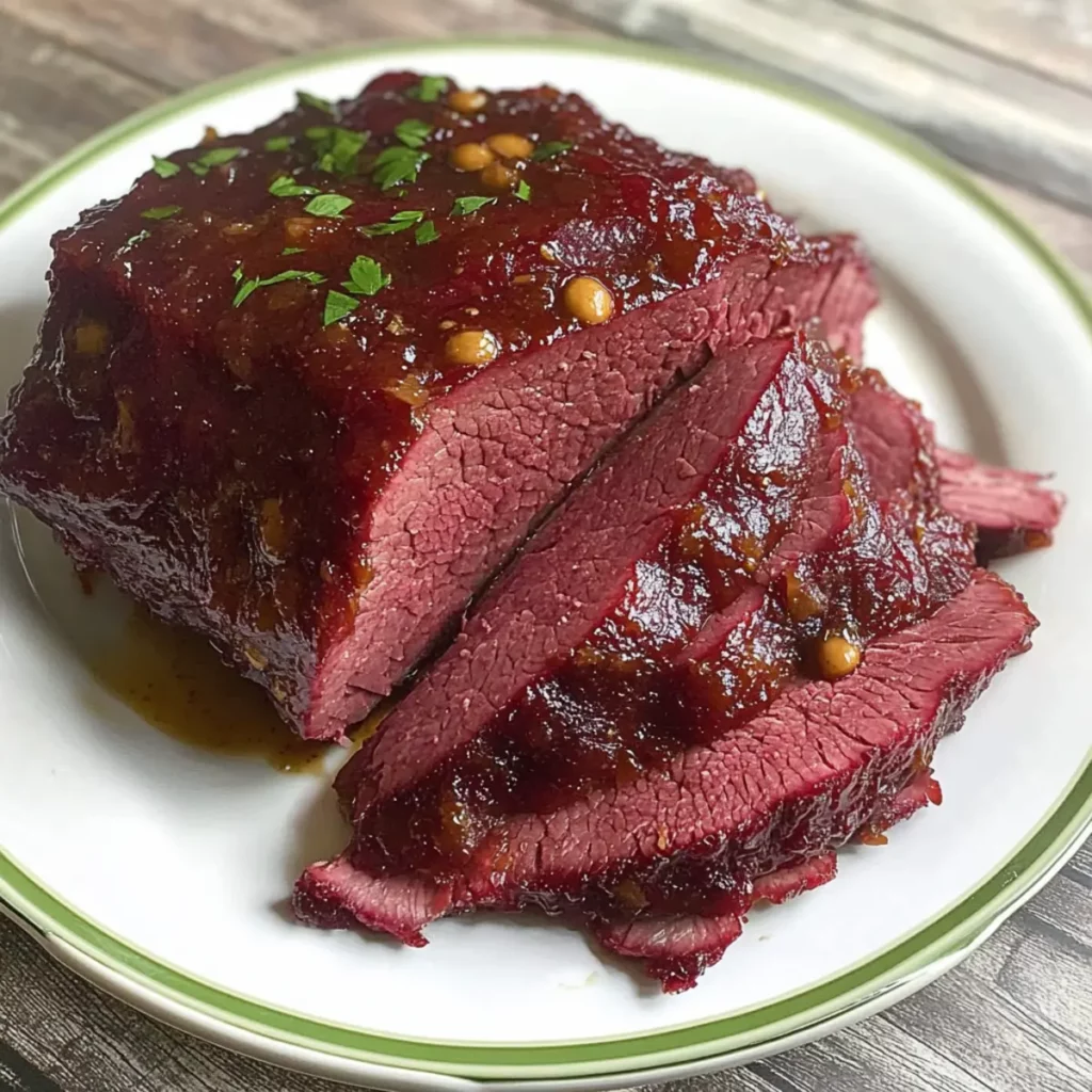 Brown Sugar & Mustard Glazed Corned Beef