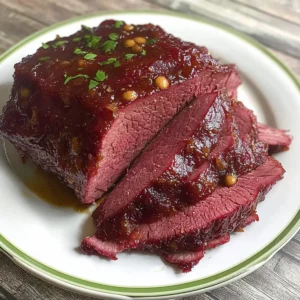 Brown Sugar & Mustard Glazed Corned Beef