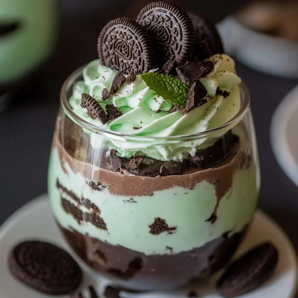 Mint Oreo Parfaits