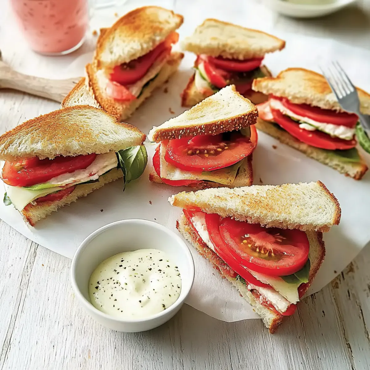 Tomato Tea Sandwiches
