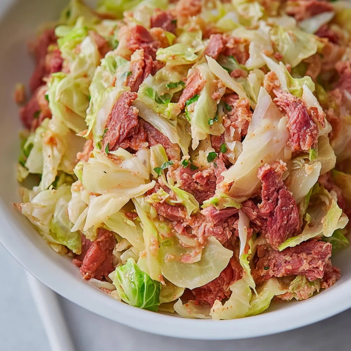 Jamaican Corned Beef & Cabbage