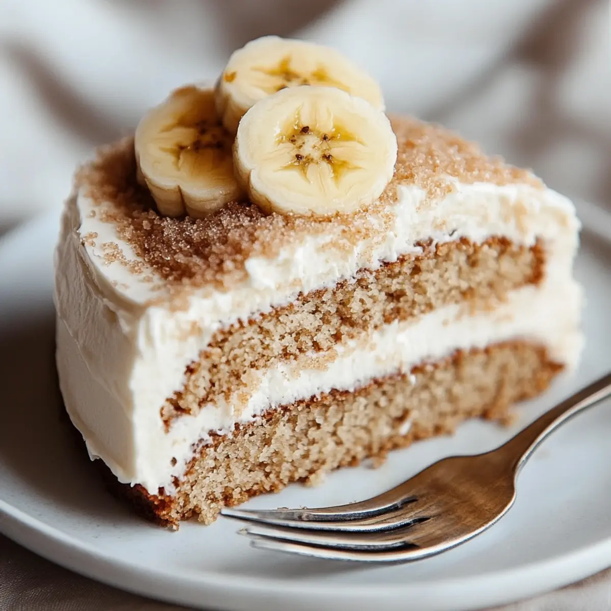 Banana Cake with Brown Sugar Buttercream