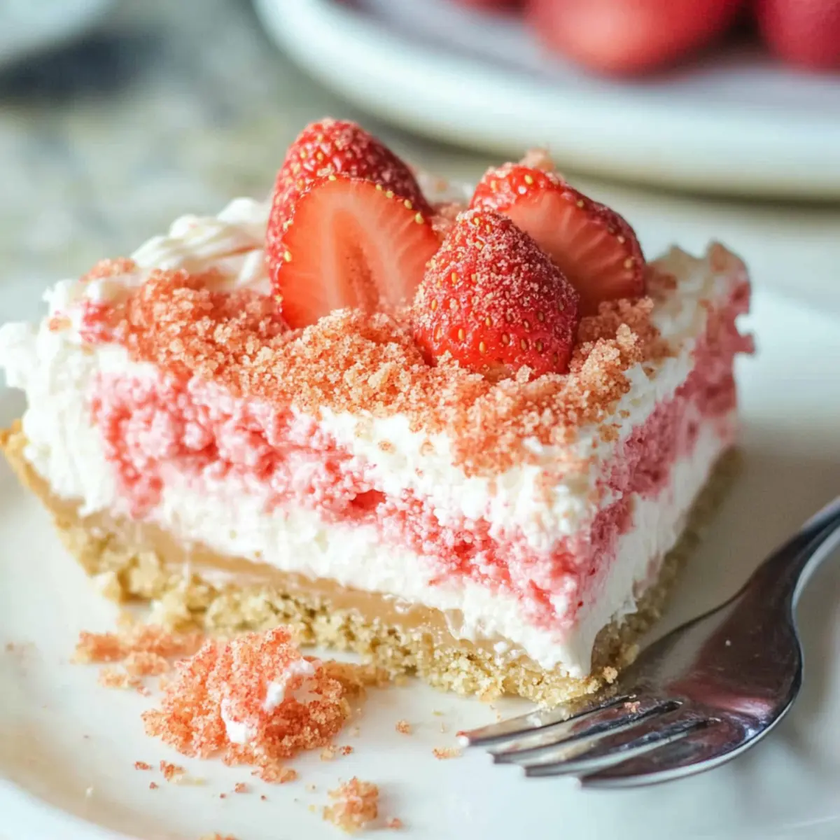 Strawberry Crunch Cheesecake
