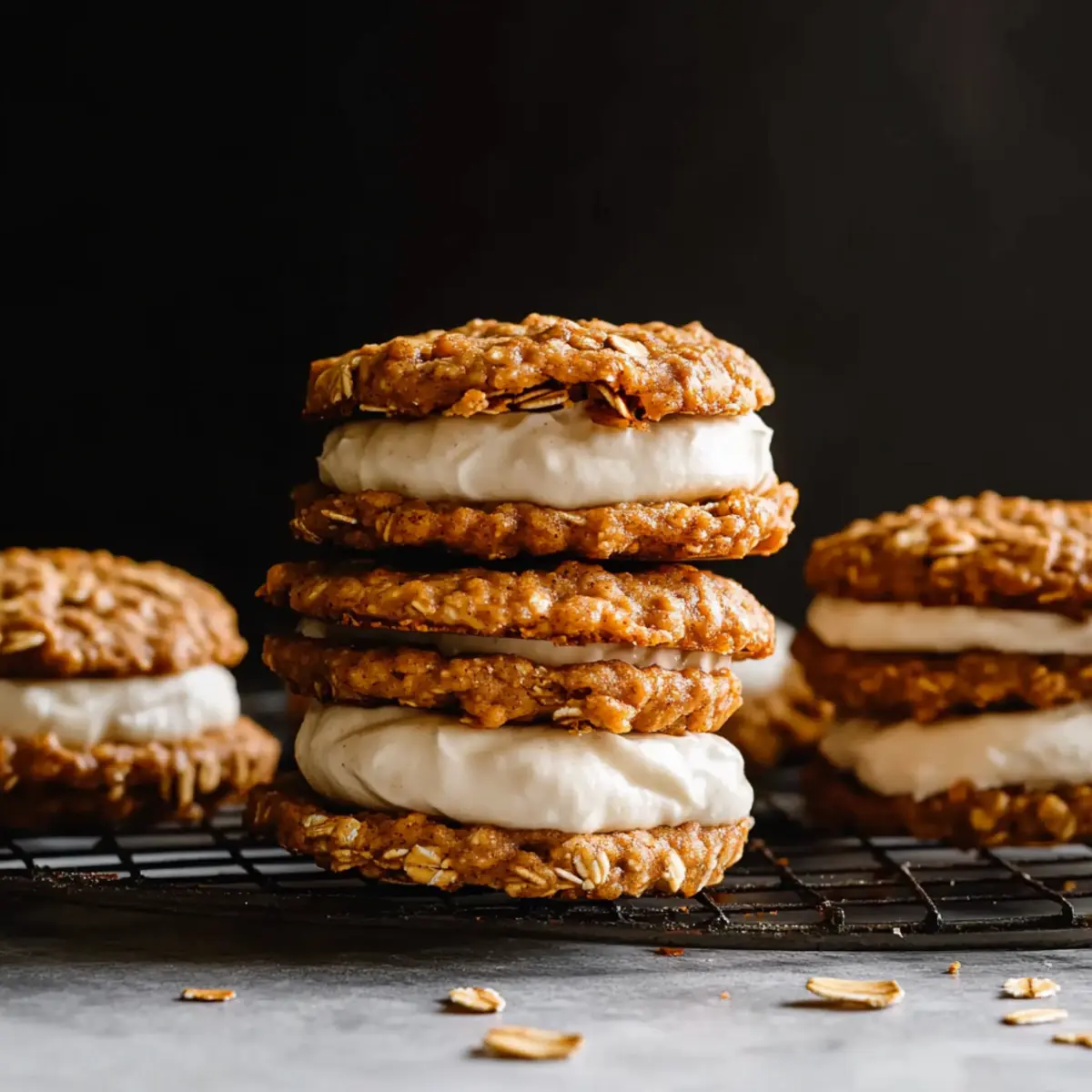 Pumpkin Oatmeal Cream Pies