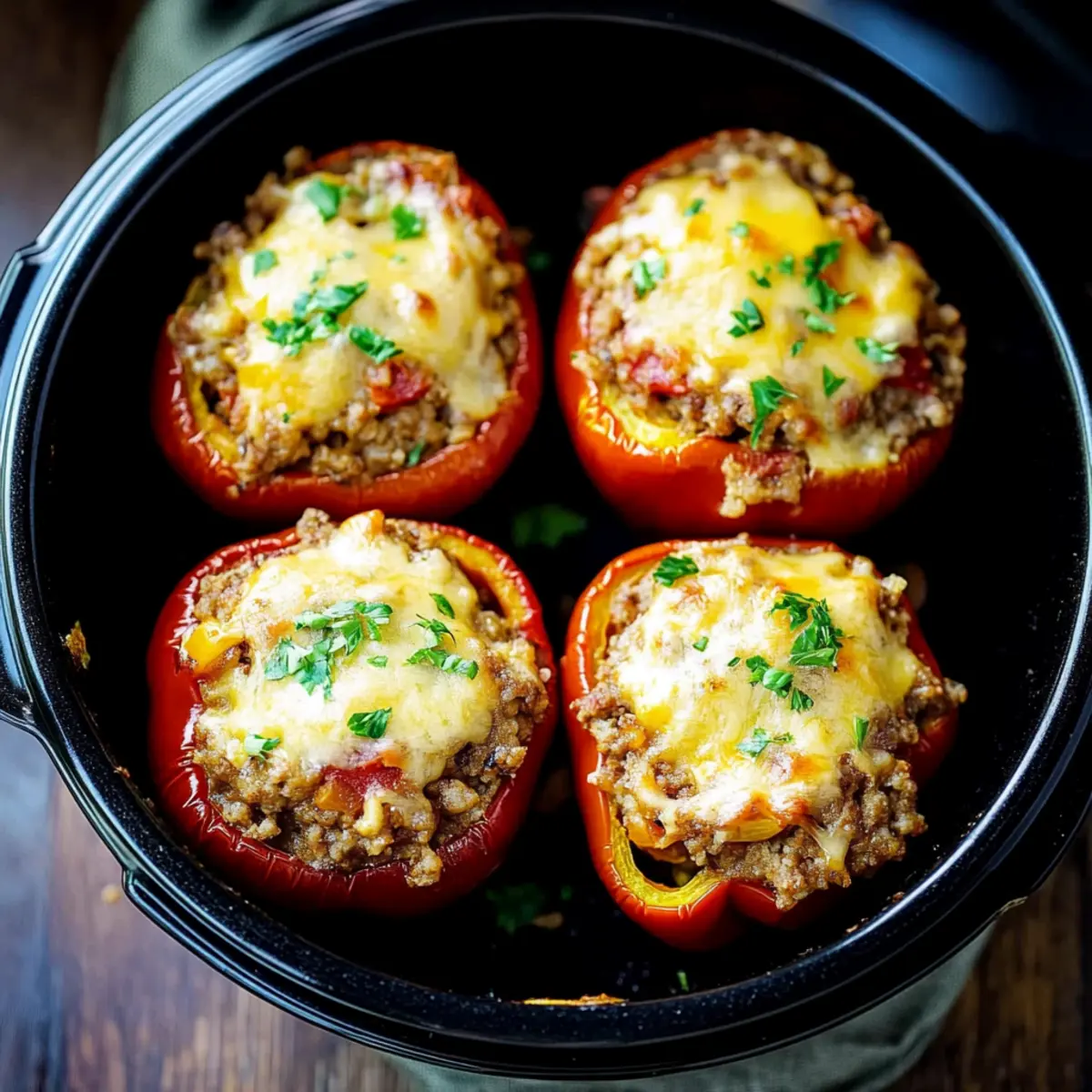 Delicious Slow Cooker Stuffed Bell Peppers for Easy Dinner Nights