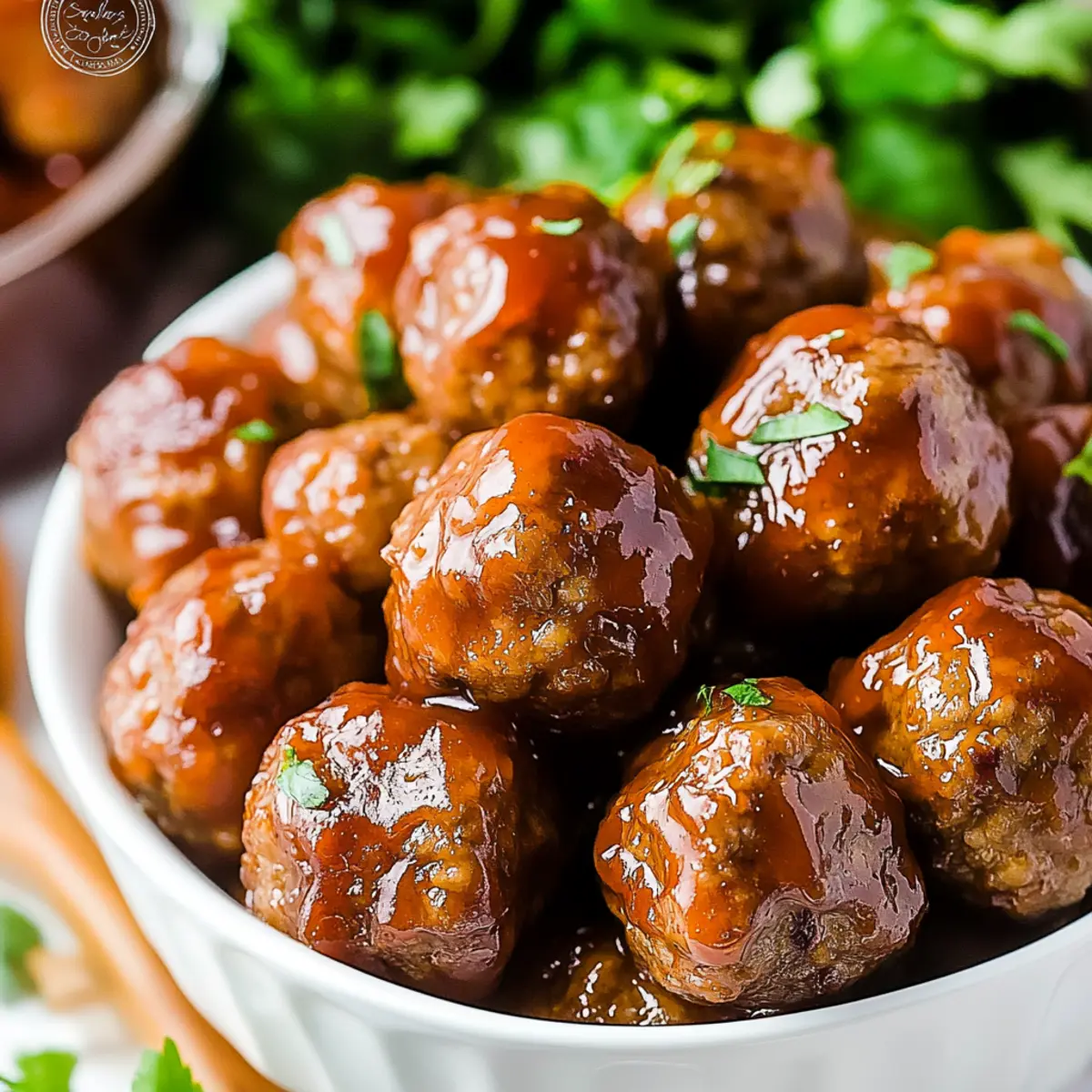 Delicious Honey BBQ Beef Meatballs in the Crockpot for Easy Dining
