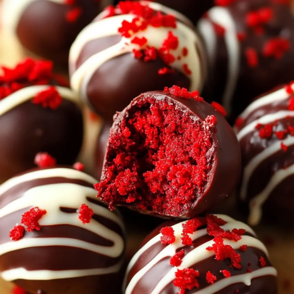 Red Velvet Cake Truffles
