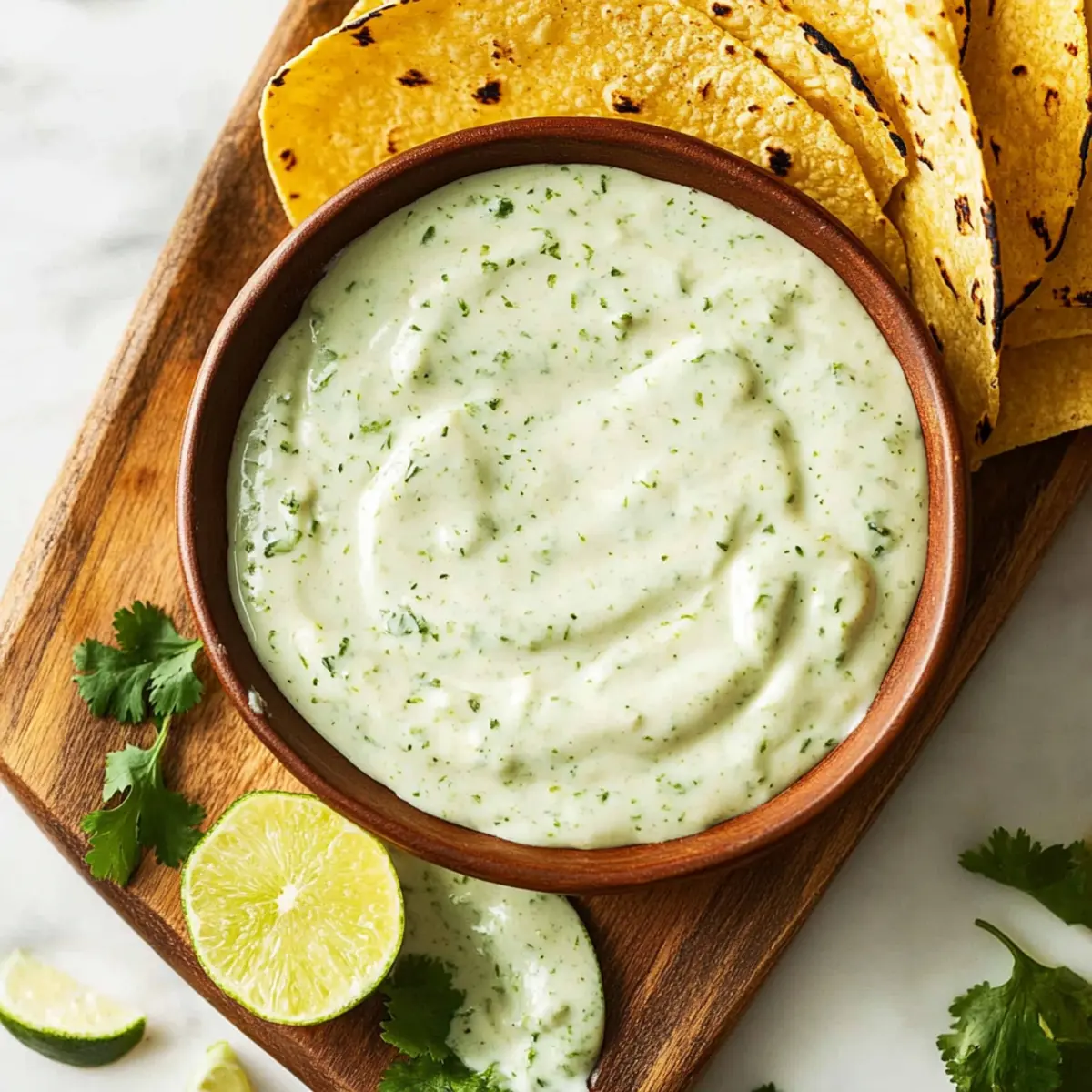 Creamy Cilantro Lime Taco Sauce Recipe in Just 5 Minutes