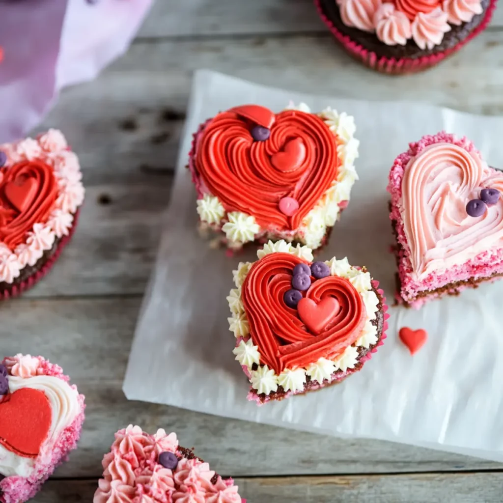 Mini Valentine Cakes