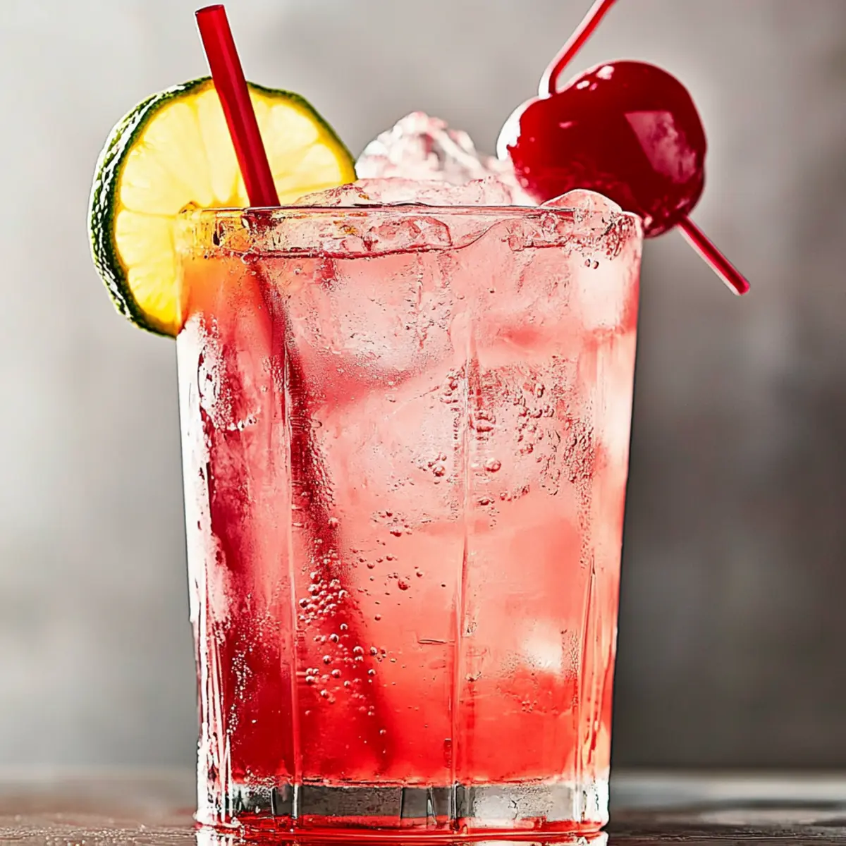 Delightful Dirty Shirley Pink Cocktail Recipe with Vodka Fizz