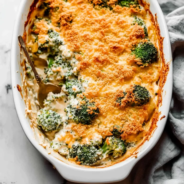 Creamy Broccoli Cheddar Casserole