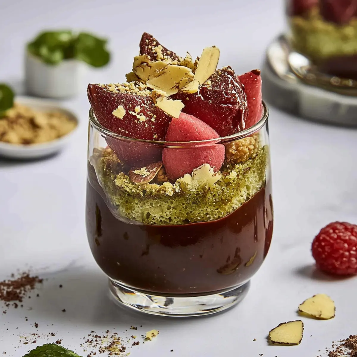 Dubai-Style Chocolate Dessert in a Glass