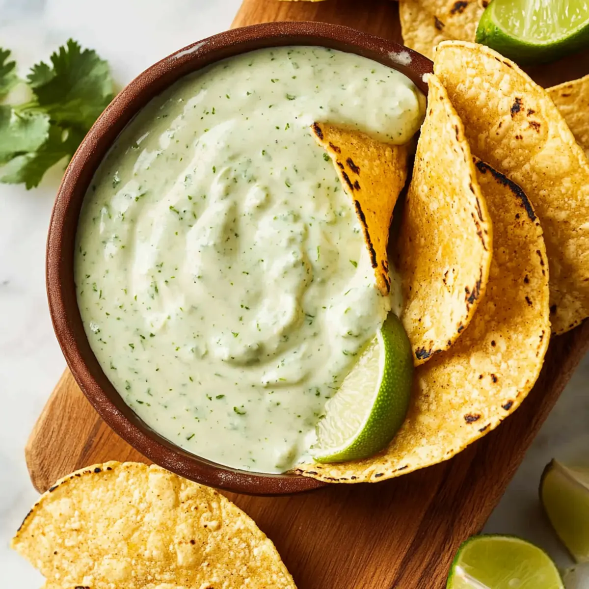 Creamy Cilantro Lime Taco Sauce