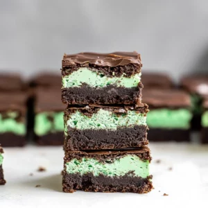 Irish Mint Brownies