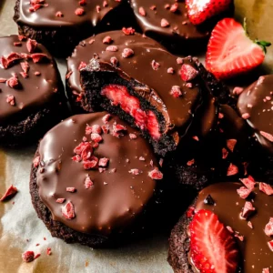 Chocolate Covered Strawberry Cookies