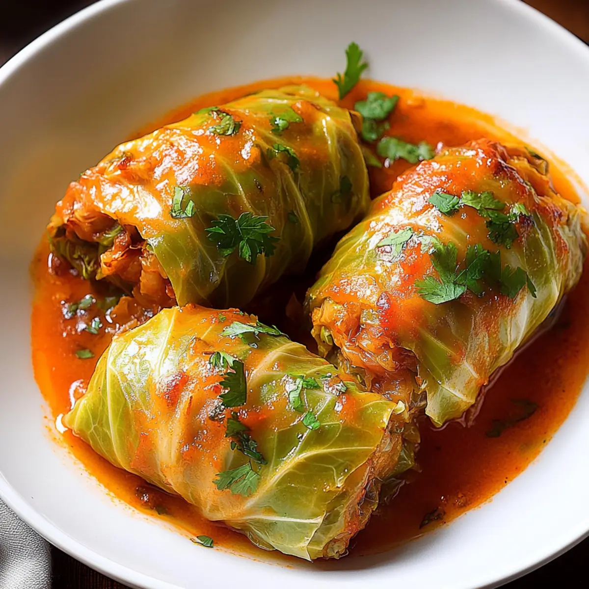 Traditional Polish Stuffed Cabbage