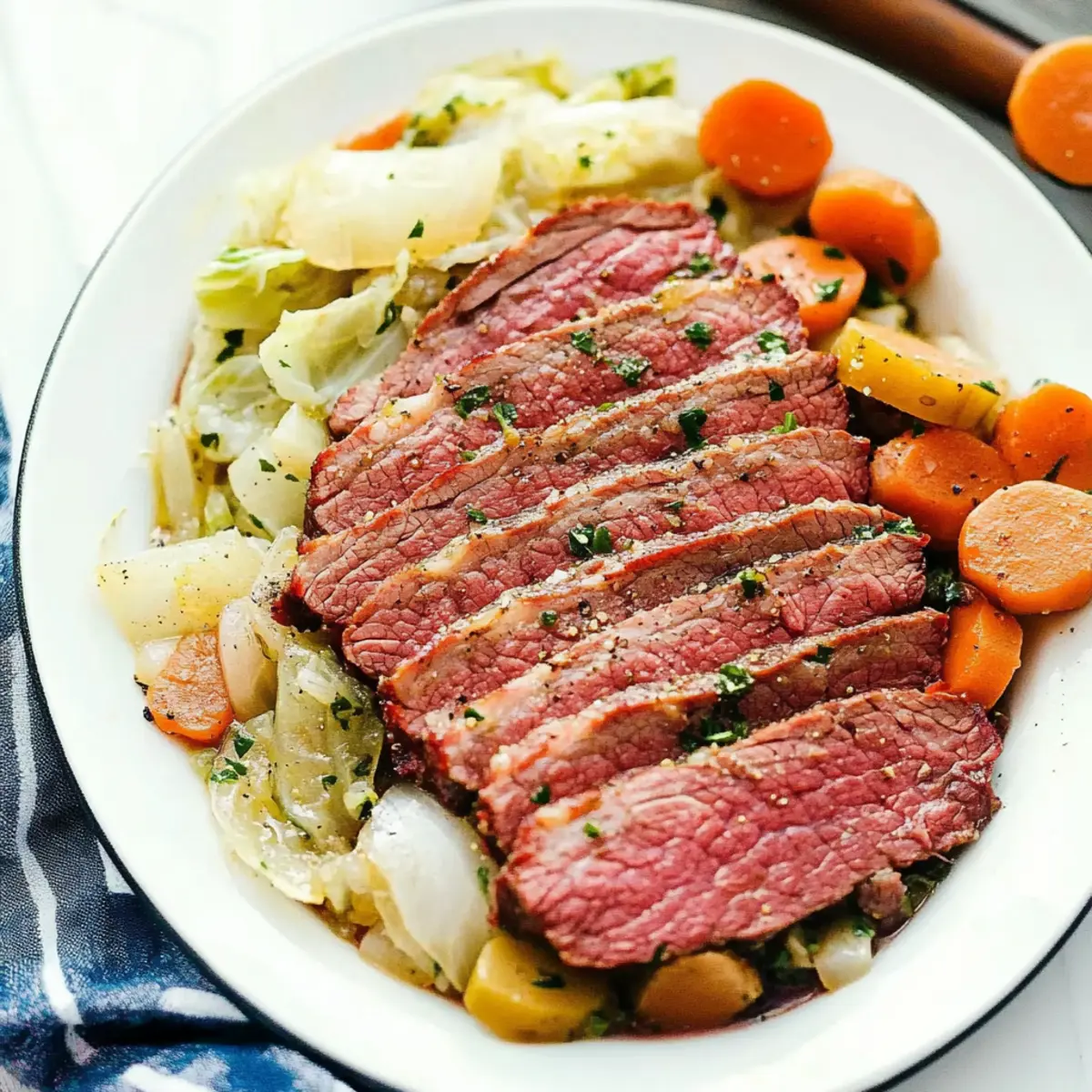 Classic Irish Corned Beef & Cabbage