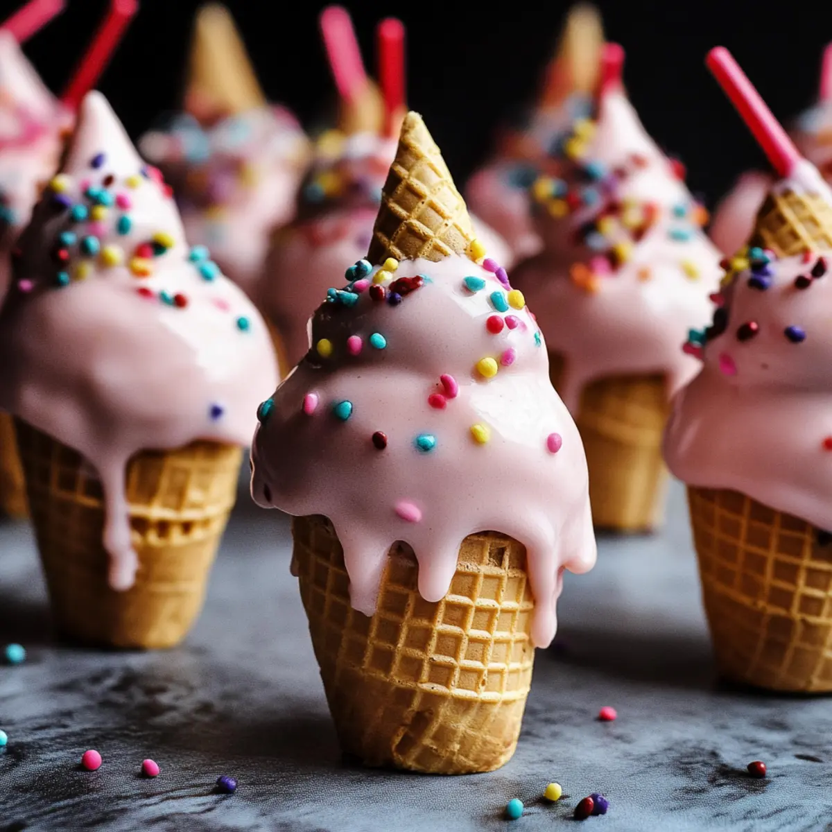 Delicious Ice Cream Cone Cake Pops with Vanilla Butter Cake Recipe
