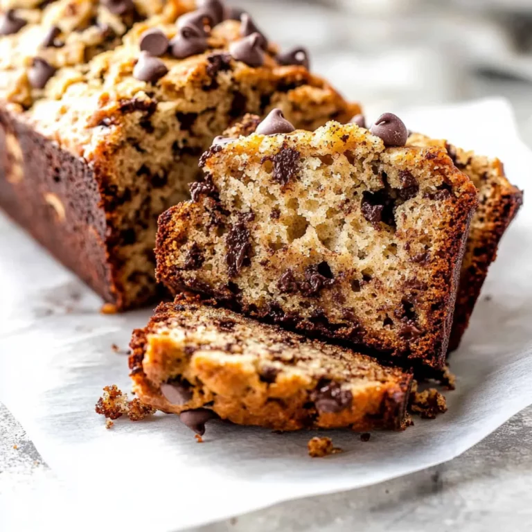 Moist Chocolate Chip Banana Bread