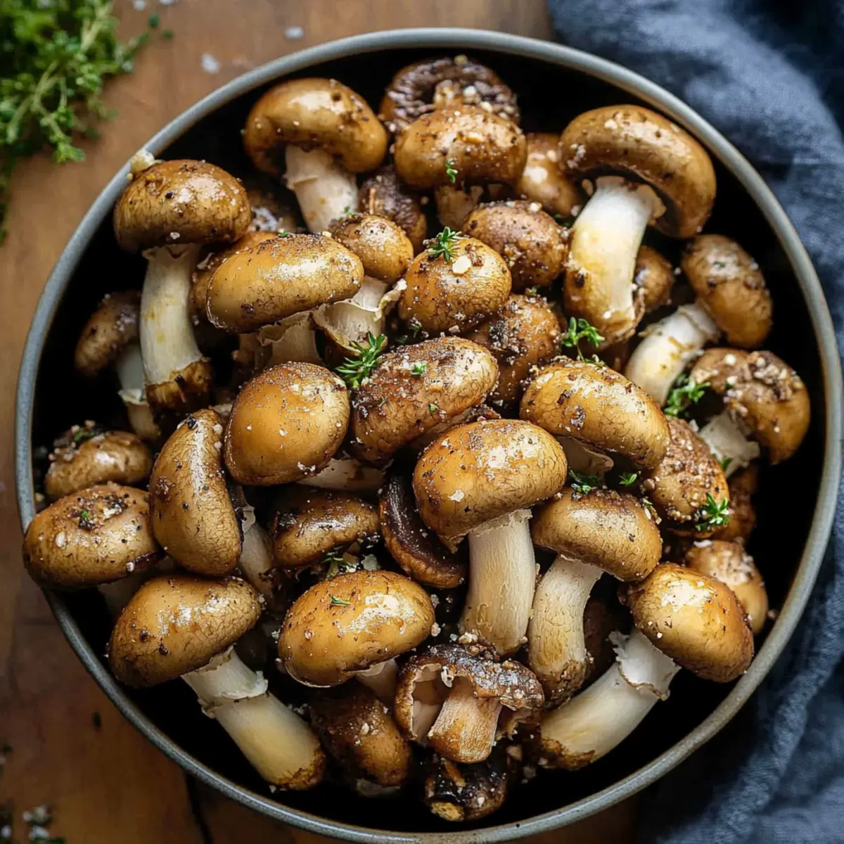 Delicious Cowboy Mushrooms Sautéed in Flavorful Cowboy Butter