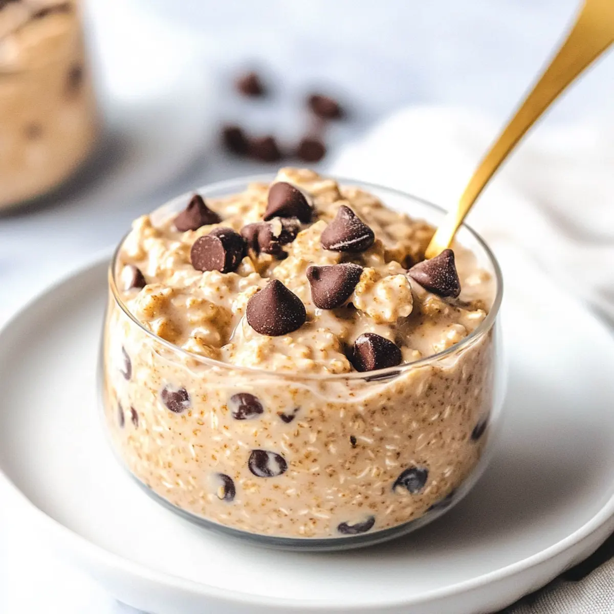 No Bake Cookie Overnight Oats