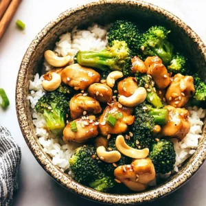 Cashew Chicken & Broccoli Stir-Fry