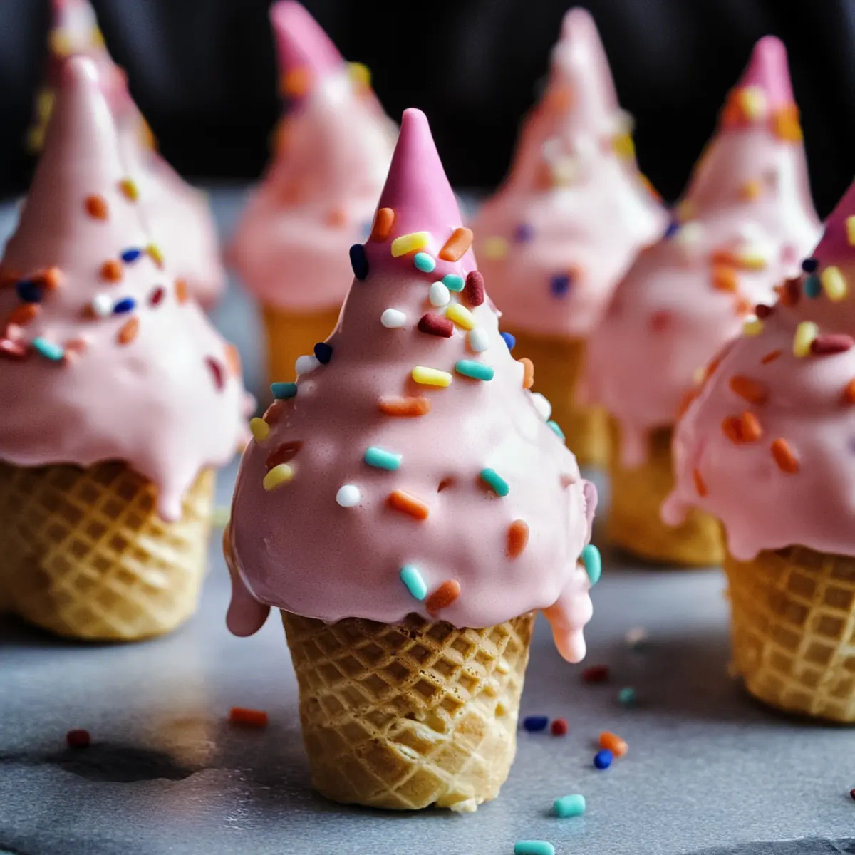 Delicious Ice Cream Cone Cake Pops with Vanilla Butter Cake Recipe