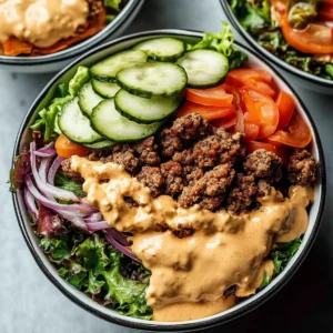 Burger Bowls healthy