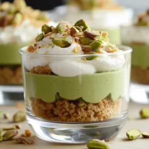 Pistachio Layered Dessert Cups